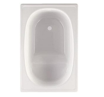 Ванна сталь "BLB" 105х70 сидячая с ножками