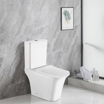 Унитаз-компакт AZARIO Avero (безободковый,микролифт) AZ-3121