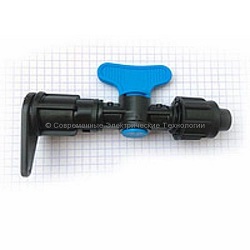 LAYFLAT Кран стартовый 1/2 * для трубы Лайфлет 8254