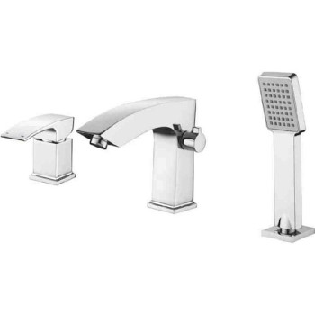 Смеситель для акриловой ванны Ledeme L1198 Хром