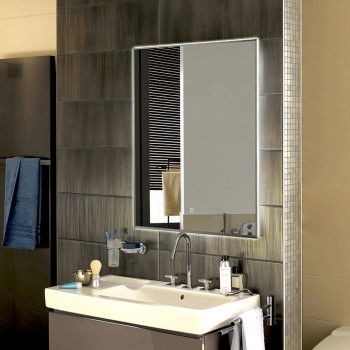 Зеркало AZARIO Алмина 600х800 c подсветкой и диммером,сенсорный выключатель (ФР-1541)