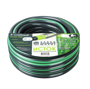 Шланг поливочный Исток 5-слойный 1/2 на метраж (50 м)