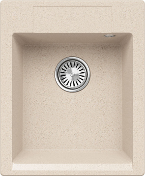 Мойка кухонная TOLERO GELCOAT Casilla 420, цвет- крем брюле 37193