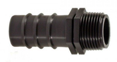 AD7210 Адаптер для капельной трубки 16 ПВХ с наруж. рез / Ерш адаптер  1/2 н.р. * под 16 трубу пнд