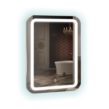 Зеркало AZARIO Мальта 550х800, LED-подсветка, сенсорный выключатель (ФР-00000941)