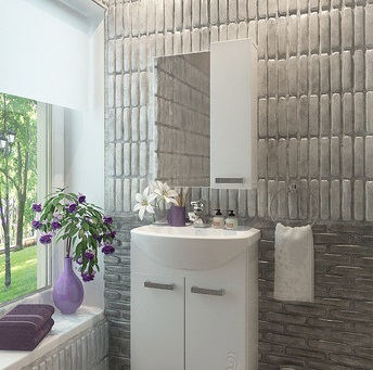 Зеркало-шкаф EVA GOLD 50 Slim №4 (правое)