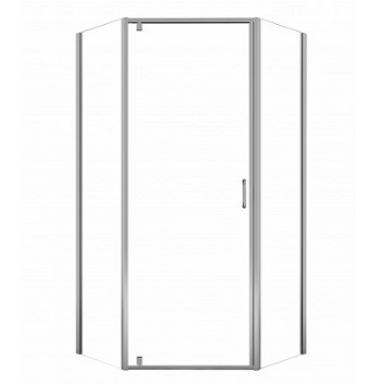 Душевое ограждение CS-22108 90х90х200 хром,трапеция, 8 мм БЕЗ ПОЛОТЕНЦЕДЕРЖАТЕЛЯ