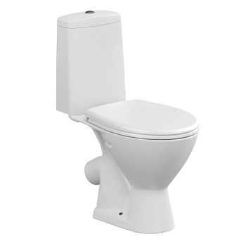 Унитаз-компакт Cersanit Just 031 3/6 TPL, косой выпуск, сиденье микролифт