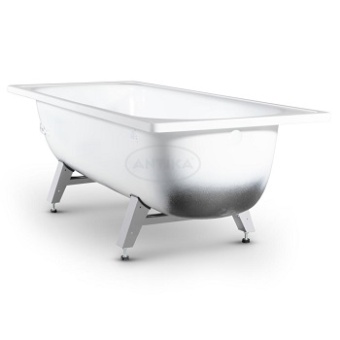 Ванна сталь "ВИЗ" 105х65х35,5 ANTIKA с нож.