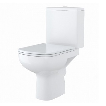 Унитаз-компакт Cersanit Colour Clean On гориз.выпуск,сиденье дюропласт микролифт easy-off