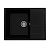 Мойка кухонная Ulgran Quatz Prima 650-07, цвет-уголь (650*500*200) прямоуг. 36116
