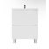 Тумба 1MARKA New Aris 70H (белый глянец,умывальник como 70)