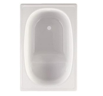 Ванна сталь "BLB" 105х70 сидячая с ножками