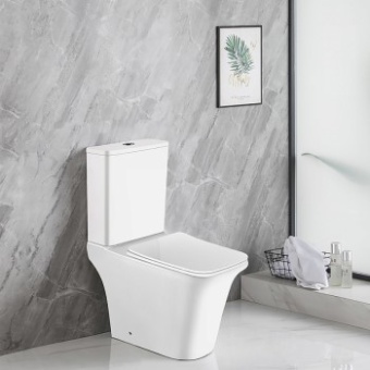 Унитаз-компакт AZARIO Avero (безободковый,микролифт) AZ-3121