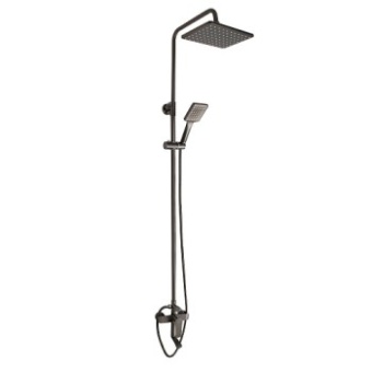 Душевая стойка со смесителем LEDEME L2492D оружей сталь