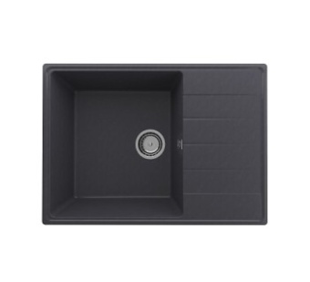 Мойка кухонная Ulgran Quatz Prima 700-07, цвет-уголь 36125
