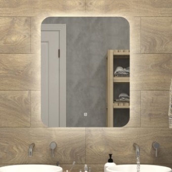 45262 САНАКС-Зеркало 600*800 сенсорное, с внутренней подсветкой LED,ореольное свечение