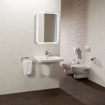 Зеркало-шкаф AZARIO Фиджи Led Flip 60 (подсветка,сенсорный выключатель с функцией диммера)