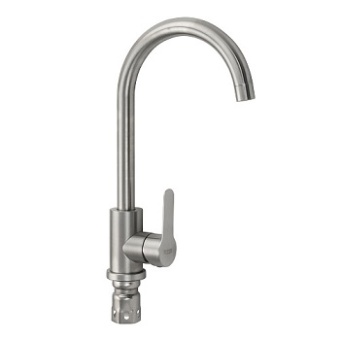 Смеситель для кухни Brimix 9301 из нержавеющей стали