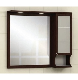 Зеркало-шкаф MERKANA Эйфория 105 (кожа)