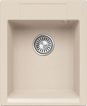 Мойка кухонная TOLERO GELCOAT Casilla 420, цвет- крем брюле 37193