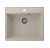 Мойка кухонная Ulgran Quartz Forte 580-02,цвет-лен (580*500*200) 36057