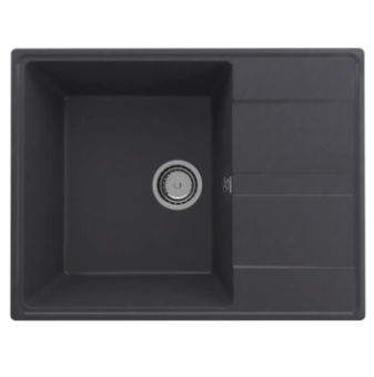 Мойка кухонная Ulgran Quatz Prima 605-04, цвет-платина (605*500*200) прямоуг.